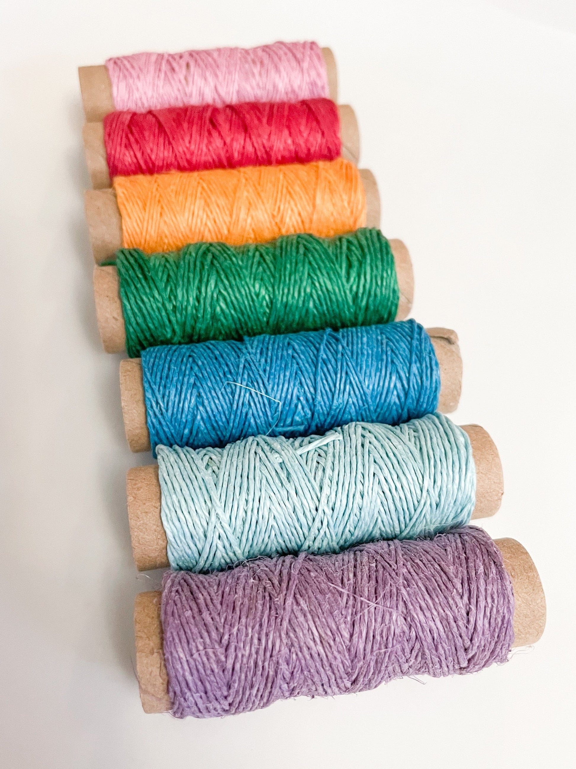 Build Your Own Variety Pack - 3 Spools of Hemp Cord In Assorted Colors - Full Spools of 29 Feet of .5mm Cord