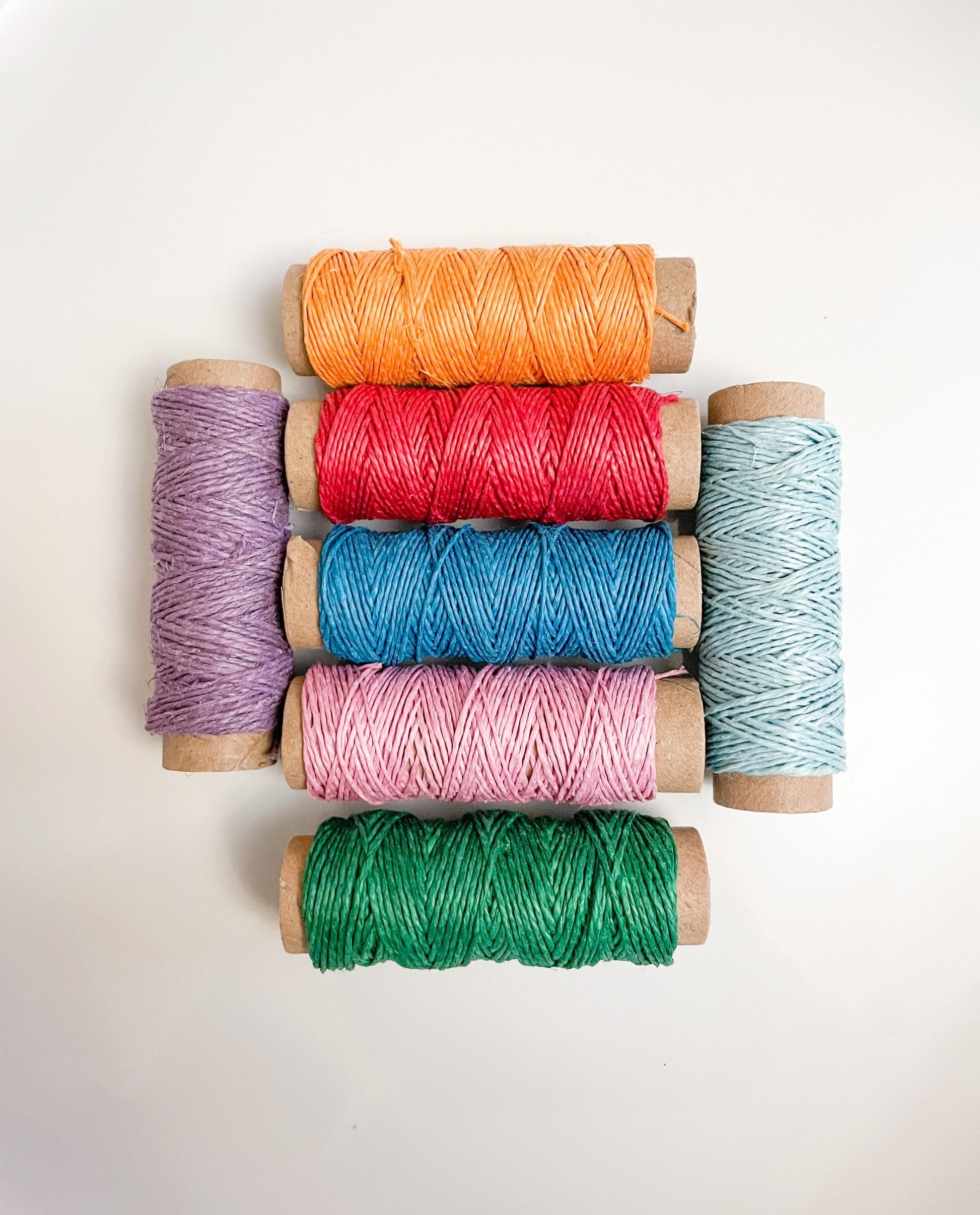 Build Your Own Variety Pack - 3 Spools of Hemp Cord In Assorted Colors - Full Spools of 29 Feet of .5mm Cord