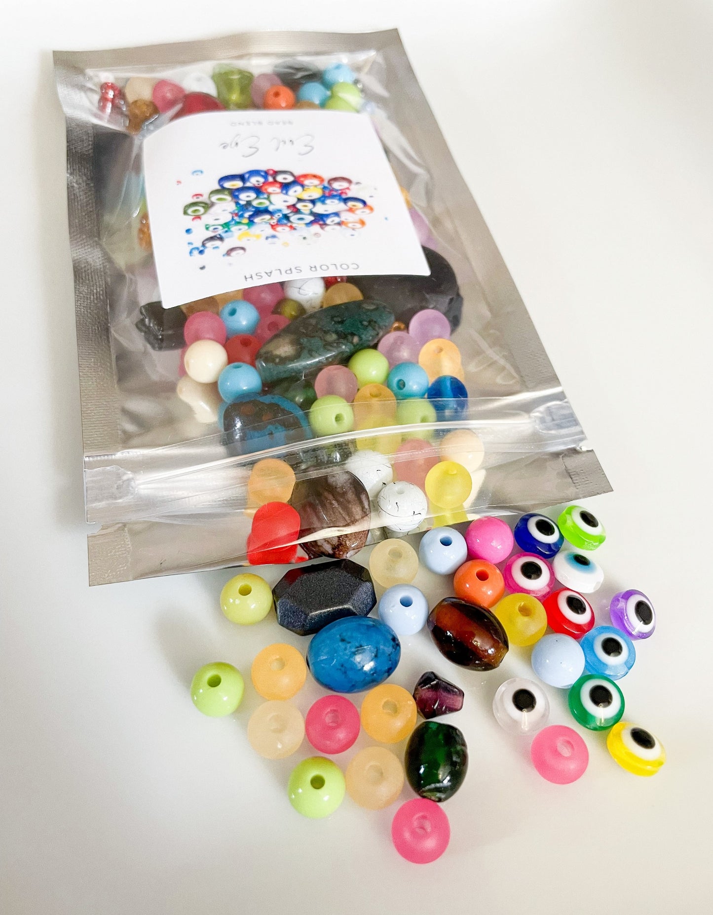 Evil Eye Bead Mix DIY Bead and Jewelry Making Starter Kit Bulk Assorted Bead Mix