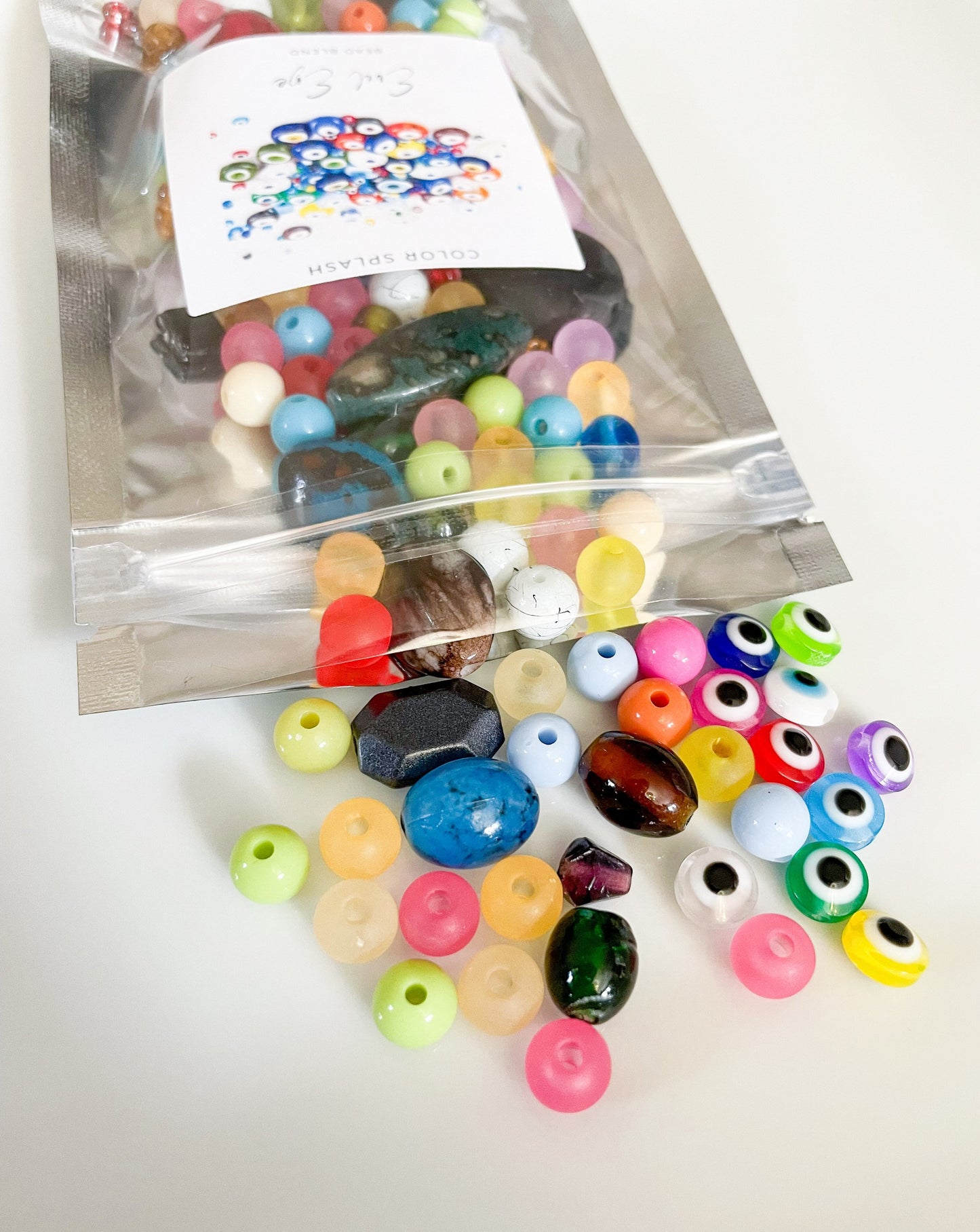 Evil Eye Bead Mix DIY Bead and Jewelry Making Starter Kit Bulk Assorted Bead Mix