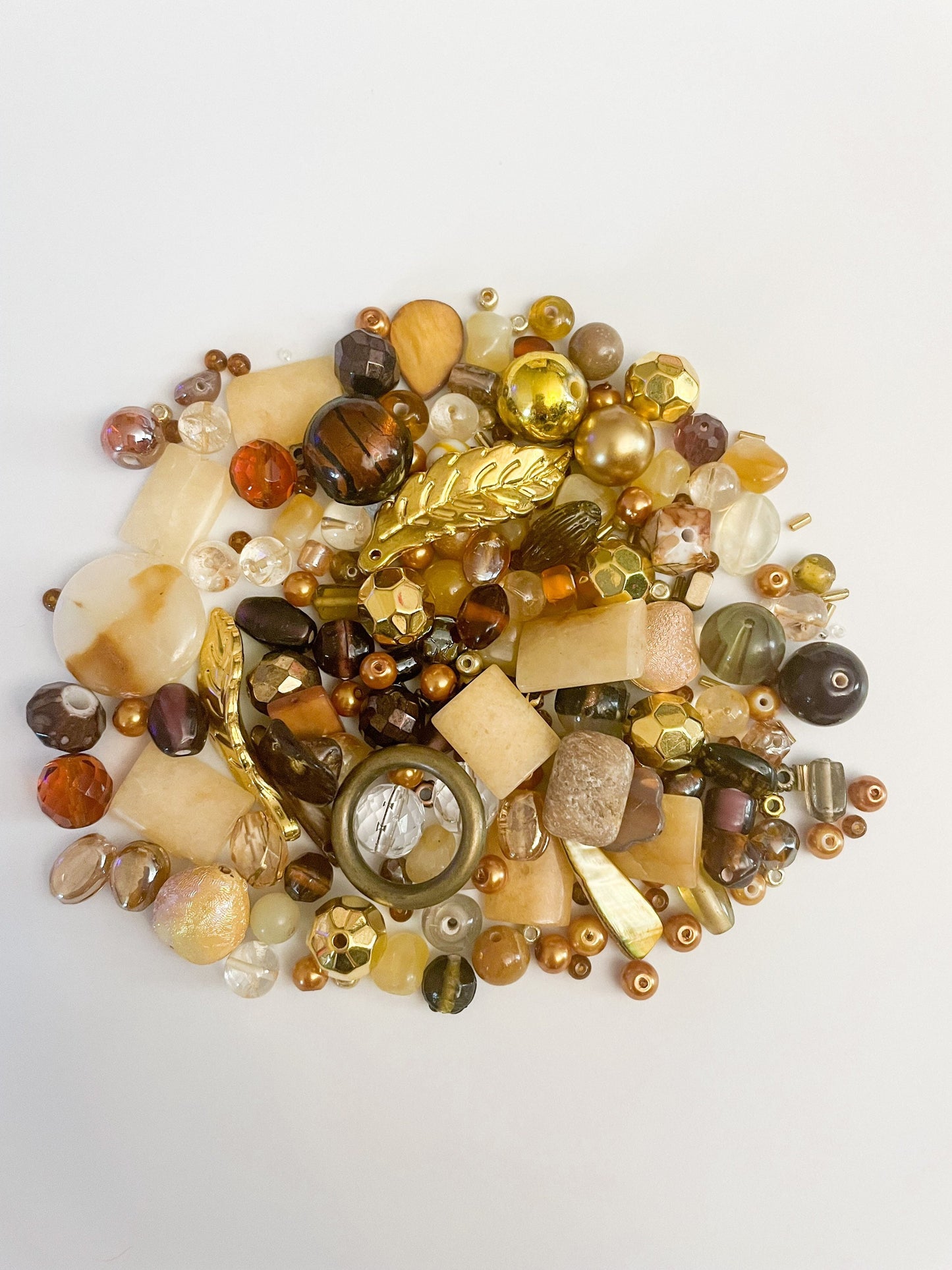 Glitter & Gold Assorted Variety Mix Bulk Bead Soup Blend (50g/100g)