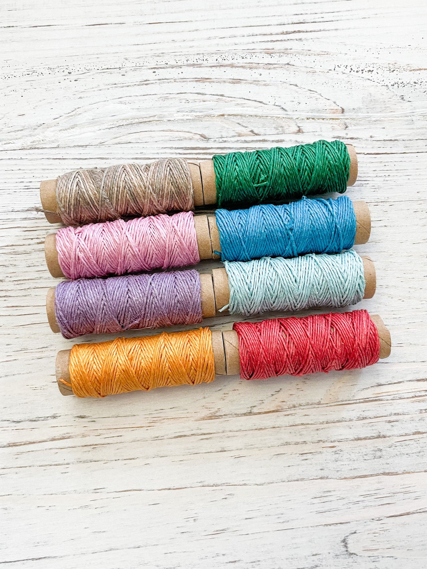 Build Your Own Variety Pack - 3 Spools of Hemp Cord In Assorted Colors - Full Spools of 29 Feet of .5mm Cord