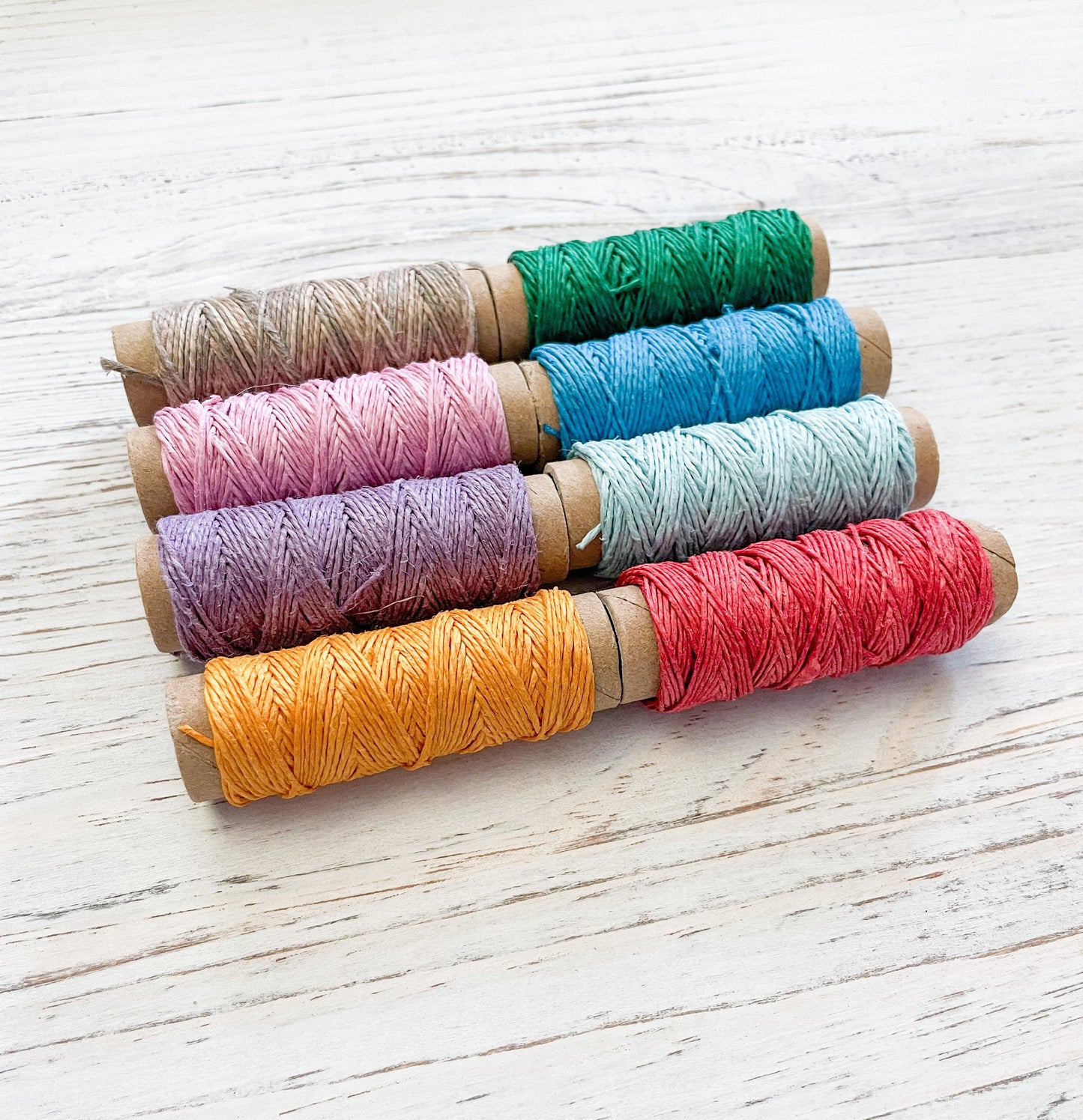 Build Your Own Variety Pack - 3 Spools of Hemp Cord In Assorted Colors - Full Spools of 29 Feet of .5mm Cord